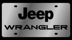 Eurosport Daytona - Eurosport Daytona 1423-1 Stainless License Plate Jeep Cherokee Logo for Jeep - Image 1