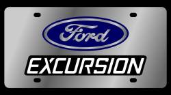 Eurosport Daytona - Eurosport Daytona 1513-1 Stainless License Plate Ford Excursion Logo - Image 1