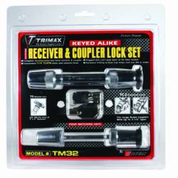 Trimax - Trimax TM32 T3 5/8" Receiver & TC2 2.5" Span Coupler Lock-Keyed Alike Set - Image 1