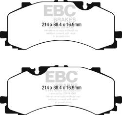 EBC Brakes - EBC Brakes DP42279R Yellowstuff Street & Track Brake Pads - Image 1