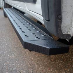 ARIES - ARIES C3696 RidgeStep 6.5"x96" Universal Black Steel Running Boards w/o Brackets - Image 3