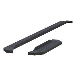 ARIES - ARIES C3696 RidgeStep 6.5"x96" Universal Black Steel Running Boards w/o Brackets - Image 1