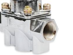 Holley - Holley 12-803 Chrome Carbureted Fuel Pressure Regulator 4.5-9 PSI 3/8 NPT - Image 4