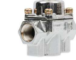 Holley - Holley 12-803 Chrome Carbureted Fuel Pressure Regulator 4.5-9 PSI 3/8 NPT - Image 5