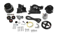 Holley - Holley Performance 20-136BK Black Accessory Drive Bracket Kit for GM LS Engines - Image 2