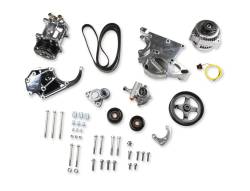Holley - Holley Performance 20-137P Polished Accessory Drive Bracket Kit GM LS Engines - Image 1