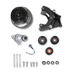 Holley - Holley Performance 20-140BK Black Accessory Drive Bracket Kit for GM LS Engines - Image 1