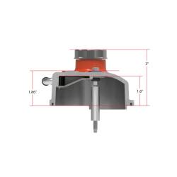 Holley - Holley 241-403 Tall LS Valve Cover Bowtie/Chevrolet Logo Factory Orange Finish - Image 4