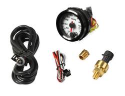 Holley - Holley 26-601W Analog Style Oil Pressure Gauge White 2-1/16" 10-100 PSI - Image 2