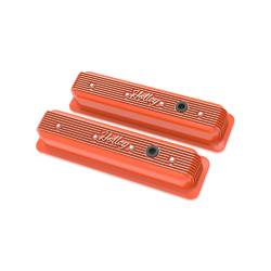 Holley - Holley 241-249 Holley Valve Covers Black Aluminum for Small Block Chevy - Image 2