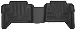 Husky Liners - Husky Liner X-act Contour 2nd Row Floor Liners Black for Toyota Tacoma 53801 - Image 1
