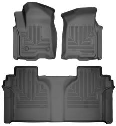 Husky Liners - Husky Liner Weatherbeater Front/Rear Floor Liners Black Ford F150 94041 - Image 1
