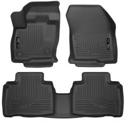 Husky Liners - Husky Liner Weatherbeater Front/Rear Floor Liners Black Ford Edge 98781 - Image 1