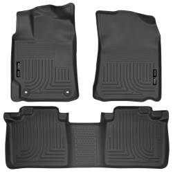 Husky Liners - Husky Liner Weatherbeater Front/Rear Floor Liners Black for Toyota Camry 98901 - Image 1