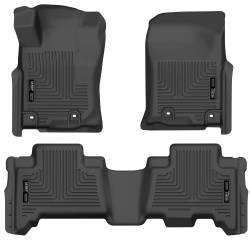 Husky Liners - Husky Liner Weatherbeater Front/Rear Floor Liners Black for 4Runner 99571 - Image 1
