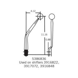 Hurst - Hurst 5386836 Competition Plus Replacement Stick Flat Chrome - Image 6