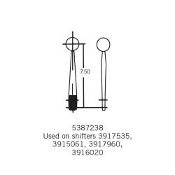 Hurst - Hurst 5387238 Competition Plus Replacement Stick Flat Chrome - Image 5
