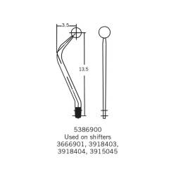Hurst - Hurst 5386900 Competition Plus Replacement Stick Flat Chrome - Image 6