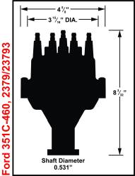 MSD - MSD Ignition 2379 Pro-Billet EFI Dual Sync Distributor for Ford 351C/460 V8 - Image 5
