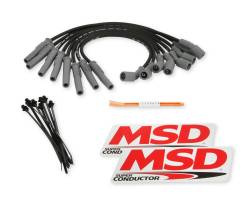 MSD - MSD Ignition 31633 Black 8.5mm Super Conductor Wire Set for Ford Raptor 6.2L V8 - Image 2