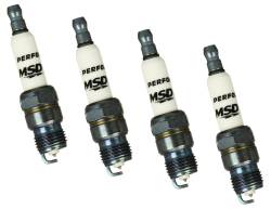 MSD - MSD Ignition 37224 Iridium Tip Spark Plug 14mm .4375" Thread 4Pc - Image 1
