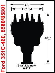 MSD - MSD Ignition 8580 Pro-Billet Distributor for Ford 351C/460 V8 Engines - Image 6