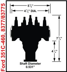 MSD - MSD Ignition 8377 Crank Trigger Distributor for Ford 351C/400/429/460 V8 - Image 4