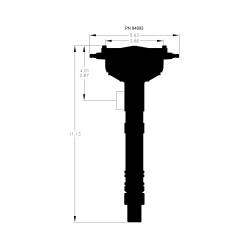 MSD - MSD Ignition 84893 Blk Crab Cap Low-Profile Crank Trigger Distributor for Chevy - Image 5