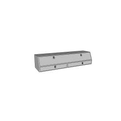 Westin - Westin 80-TBS200-72-BD Brute 72" Contractor TopSider Tool Box w/Bottom Drawers - Image 2