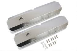 Mr Gasket - Mr Gasket 6872G Silver Fabricated Aluminum Valve Covers for 58-76 Ford/Mercury - Image 2