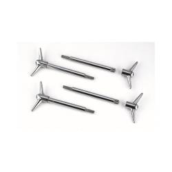 Mr Gasket - Mr Gasket 9824 Chrome Valve Cover Wing Bolts - Image 1