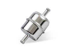 Mr Gasket - Mr Gasket 9745 Chrome Plated Canister Fuel Filter 5/16" ID Hose Race Only - Image 4