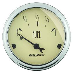 AutoMeter - AutoMeter 1815 Air-Core Antique Beige Fuel Level Gauge 0-90Ohm 2-1/16" - Image 1