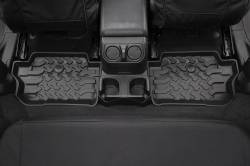 Bestop - Bestop 51516-01 Rear Seat Floor Liner Set Black for 18+ Jeep Wrangler JL 2DR - Image 1