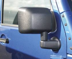 Bestop - Bestop 51260-01 High Rock 4x4 Mirror Replacement Set Black for 07-18 Wrangler JK - Image 1