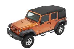Bestop - Bestop 54724-17 Supertop Ultra Black Twill Soft Top for 07-18 Wrangler JK 4DR - Image 6