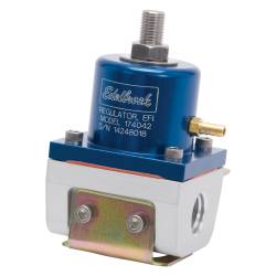 Edelbrock - Edelbrock 174042 -6 AN 180 GPH EFI Fuel Pressure Regulator Blue/Clear Finish - Image 2