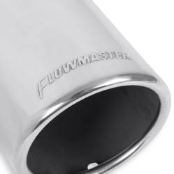 Flowmaster - Flowmaster 15363 Exhaust Pipe Tip Rolled Angle Polished Stainless Steel - Image 1
