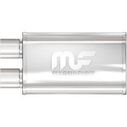 MagnaFlow Exhaust Products - MagnaFlow 14210 Straight-Through Muffler 2.5" Offset Same End 5x14x8 Body - Image 1