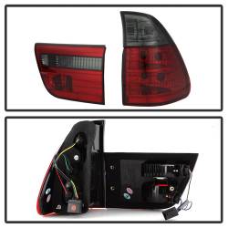 Spyder Auto - Spyder Auto 5000842 Red/Smoked Euro Style Taillights for 00-06 BMW X5 - Image 3