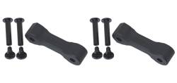 Kentrol - Kentrol 70089 Black Replacment Hood Catch Rubber Pair for 97-06 Jeep Wrangler TJ - Image 1