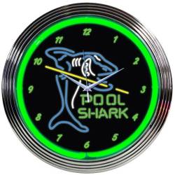 Neonetics - Neonetics 8POOLS Pool Shark Neon Clock - Image 1