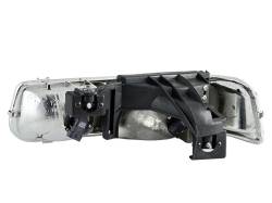 Anzo USA - Anzo USA Black Crystal Headlight Set Silverado/Tahoe/Suburban 111155 - Image 2