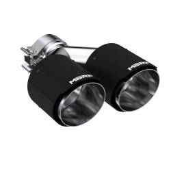 MBRP Exhaust - MBRP Exhaust T5178CF 2.5" In Carbon Fiber Dual Wall Angle Cut Dual 4" Out Tip - Image 1