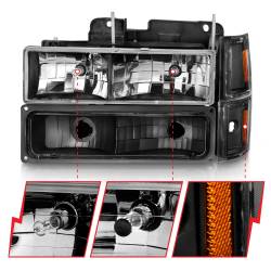 Anzo USA - Anzo USA 111505 Crystal Headlight Set - Image 3