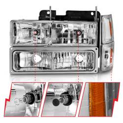 Anzo USA - Anzo USA 111506 Crystal Headlight Set - Image 3