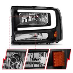 Anzo USA - Anzo USA 111549 Crystal Headlight Set - Image 3