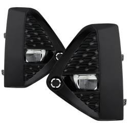 Spyder Auto - Spyder Auto 5087102 Clear LED Fog Light Assembly w/Switch - Image 1