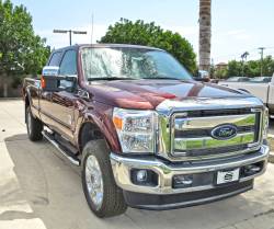 Steelcraft - Steelcraft 40-12467 Stainless 4" Step Bars for 99-16 Ford Super Duty Crew Cab - Image 1
