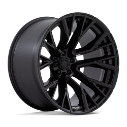 Fuel 1PC - Fuel Off Road D84722207547 D847 REBAR 22x12 5x5.0 -44mm Blackout - Image 1